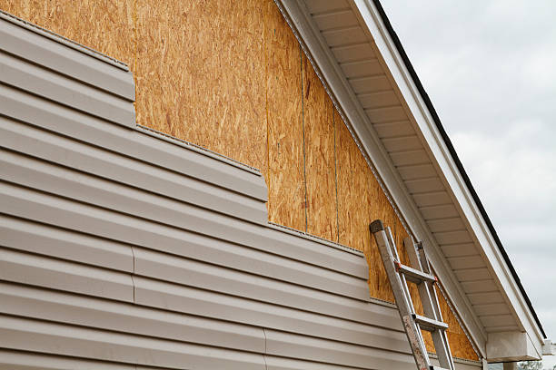 Professional Siding Contractor technician working in Dublin, TX